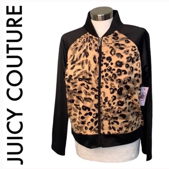 Juicy Couture Jackets & Blazers - NWT 👑 JUICY Couture Animal Swirl lightweight zipper jacket sz M NWT